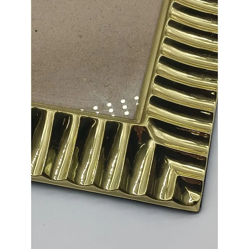 Brass Madison Collection 8x10 Photo Picture Frame Free Standing or Wall Hanging